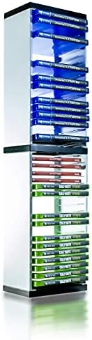 Torre de armazenamento de jogos do ADZ PS5-Torre de armazenamento da Universal Games-armazena 36 discos de jogo ou Blu-ray-titular de jogo para PS4, PS5, Xbox One, Xbox Series X/S, Nintendo Switch Games e Blu-ray Discos