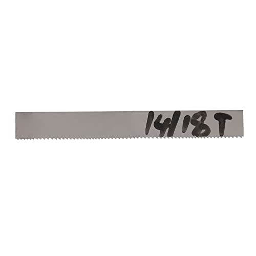 IMACHINIST S93121418SS M42 93 LONG, 1/2 de largura, 0,025 de espessura, 14/18 dentes variáveis ​​de TPI, lâminas de banda bi-metal para cortar aço inoxidável e metal duro
