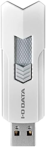 Iodata U3-DASH32G/W MEMÓRIA USB de alta velocidade, USB 3.2, Gen 1, Furro deslizante/Strap, 32 GB, Branco, fabricante japonês