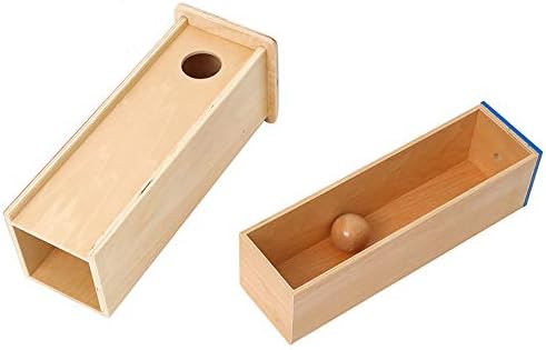Caixa de permanência do objeto Adena Montessori com Drawermontessori Ball Drop IMBUcare Box