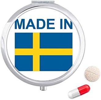 Feito na Suécia Country Love Pill Case Pocket Medicine Storage Box Recainhor