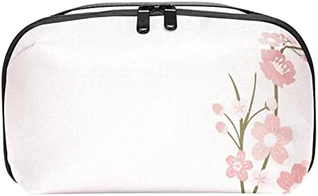 Bolsa de maquiagem de cerejeira-02 para bolsa de organizador de viagem portátil para bolsa para saco de beleza para as mulheres