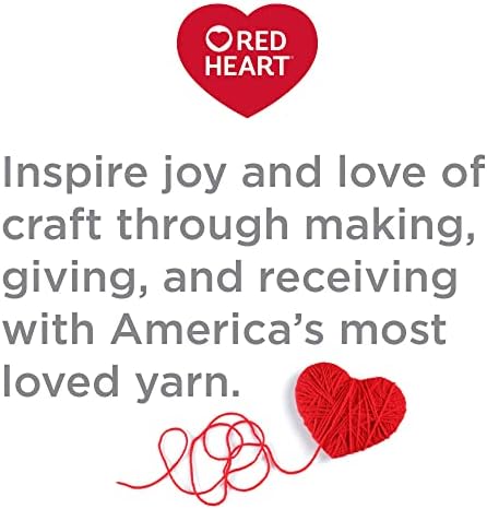 Red Heart With Love Evergreen Yarn - 3 pacote de 198g/7oz - acrílico - 4 médio - 370 jardas -