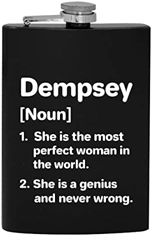 Definição de Dempsey A mulher mais perfeita - 8 onças de quadril bebendo balão de álcool