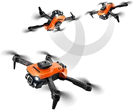 Drone Afeboo com câmera dupla - HD FPV Drone dobrável, prevenção de obstáculos em 360 °, com estojo