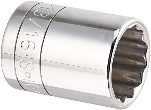 SK Hand Tool Tools Professional Tools 40126 1/2 pol. Drive 12 -Point Fraction Standard Chrome Socket