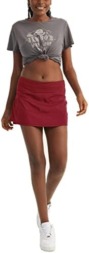 Saias de tênis plissadas femininas de Jegge com shorts embutidos e 3 bolsos de exercícios de golfe esportes casuais