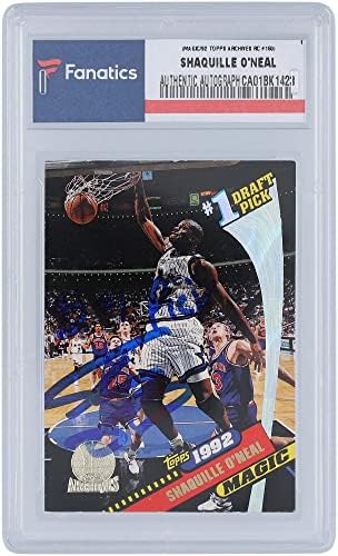 Shaquille O'Neal Orlando Magic autografado 1992 Topps Archives # Pick RC # 150 Card - Topps - Basketball Autographed Cards