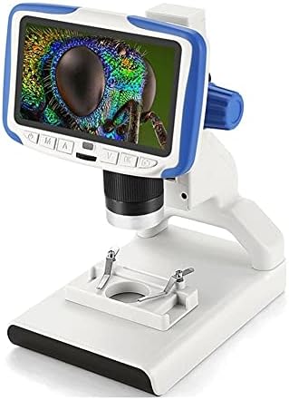 TFIIEXFL 200X Microscópio digital 5 '' Tela de vídeo Microscópio Microscópio Eletrônico Presente Ferramenta