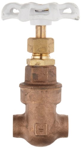 Válvula Milwaukee UP115 Válvula de bronze da série, serviço de água potável, haste não aumentada, extremidades de solda de 1-1/4