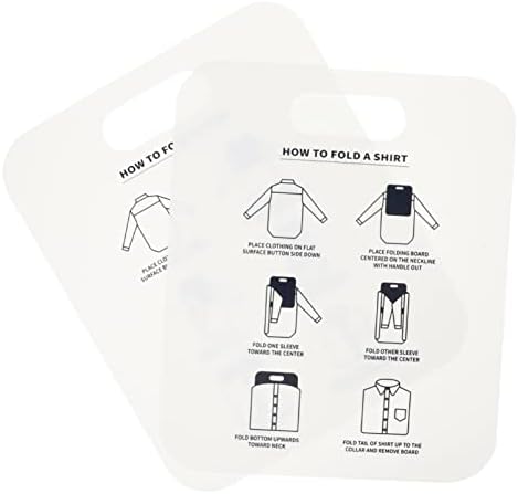 VICASKY 2PCS camisa de camisa dobrável camisa embalando roupas de papelão ferramenta dobrável