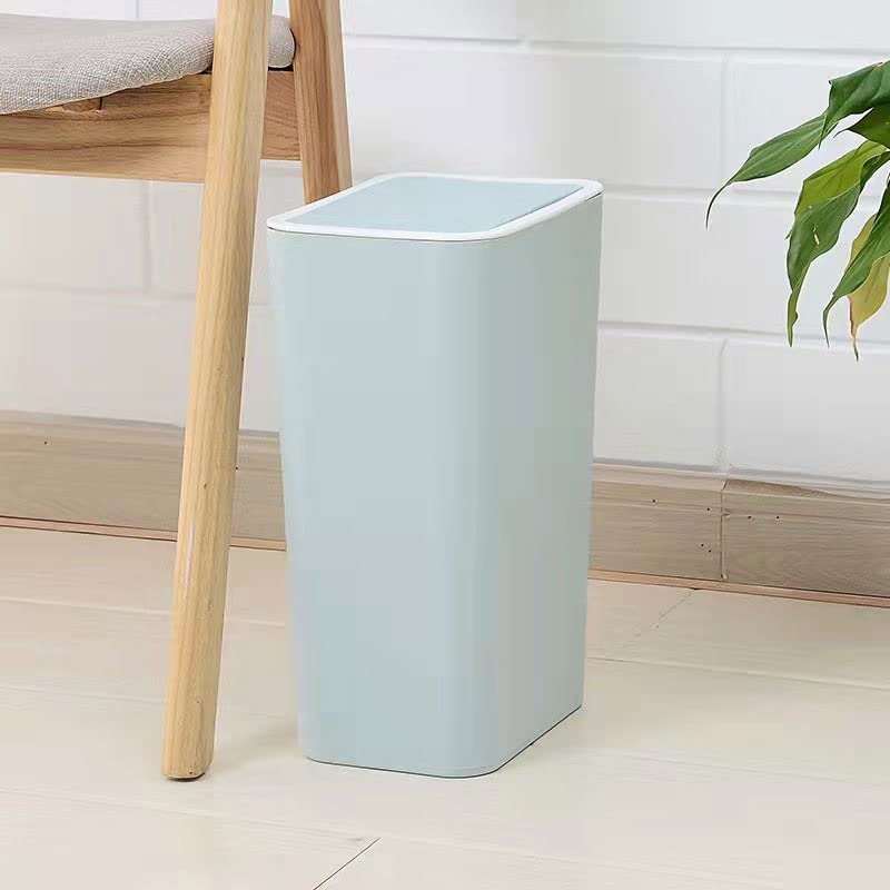 Lixo retangular do banheiro de cozinha lixo de banheiro da cozinha Lixo do banheiro lixo da lata de estar com lixo de tampa pode empurrar o lixo