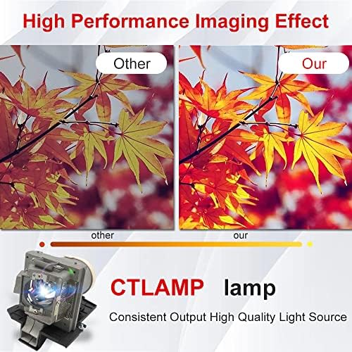 CTLAMP A+ Qualidade 331-7395 / 725-10323 / 725-10331 Lâmpada de lâmpada de projector de substituição com alojamento compatível com Dell 7700HD