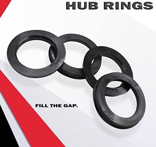 Acessórios para rodas Conjunto de peças de 4 anel centrado no cubo 83mm od a 70,30 mm ID do cubo,