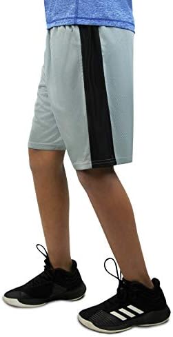 Meninos premium atlético ativo shorts com bolsos - 3 pacote