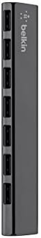 Belkin 7 portas Ultra-Slim Desktop USB Hub-Desktop USB Hub 2.0-7 portas USB de alta velocidade-Compatível com macOS e janelas para conectar cabo de carregamento, teclado, mouse e qualquer dispositivo habilitado para USB