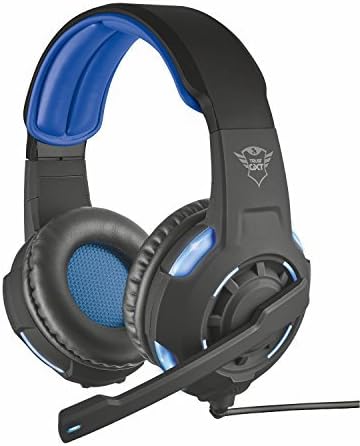 Confie Gaming GXT 350 RADIUS 7.1 PC e fone de ouvido para jogos de laptop - preto/azul