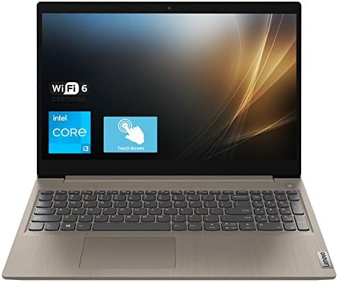 Lenovo Ideapad 3 Laptop, tela sensível ao toque HD de 15,6 , processador Intel Core i3-1115G4, RAM DDR4 de