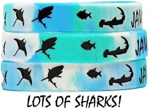 FAVORES DE SUMPELA DE GYPSY JADE - PULHAS PARA JAWSOMS! Partes temáticas de tubarão - pacote de 15!