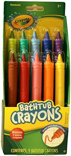 Crayola Bath Time Divery Pacote, incluindo marcadores de banheira, lápis de banheira e esquilos de banho