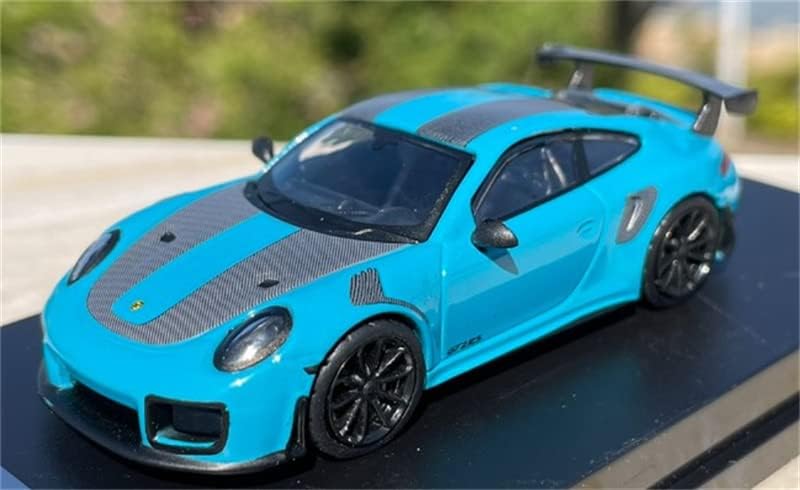 Para Floz para Porsche para 911gt2rs Sports Car Edition Limited Blue 1:64 Diecast Truck Pré-construído Modelo