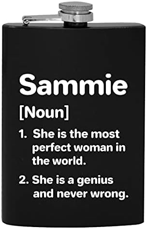 Definição de Sammie A mulher mais perfeita - 8 onças de quadril bebendo balão de álcool