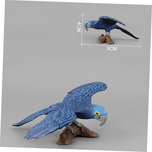 Brinquedos de papagaio de pássaro de papagaio azul de brinquedos de pássaro de brinquedos de papagaio