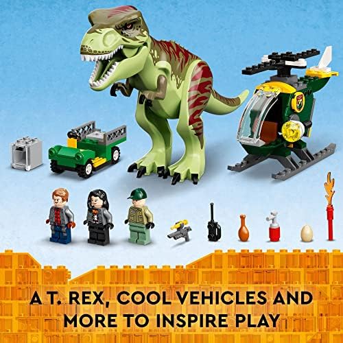 LEGO Jurassic World T. Rex Dinosaur Breakout Brinquedo 76944, Dino Toys para crianças em idade pré -escolar,