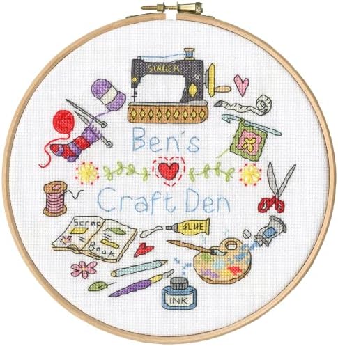 My Craft den Bothy Threads Cross Stitch Hoop Kit