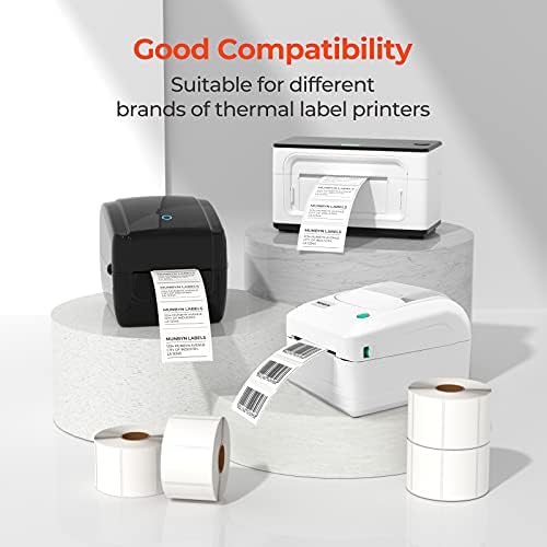 Impressora de etiqueta de remessa Munbyn P130, 2,25 polegadas x 1,25 polegadas rótulos térmicos diretos,