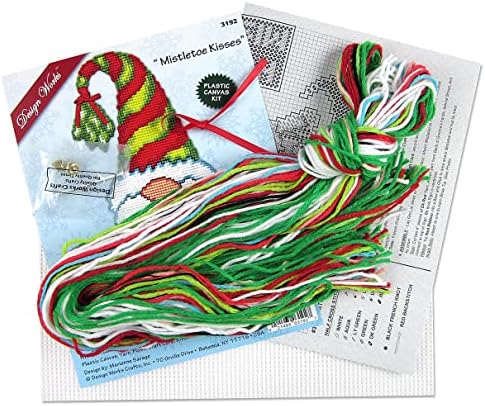Design Works Crafts Mistletoe Elf Plastic Canvas Kit