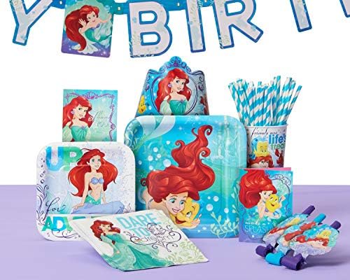 American Greetings Disney Ariel Party Supplies Mega Value Favor Pack, 48 Count