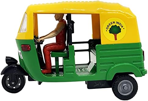 Mehtab_collection puxe de volta o brinquedo autorickshaw para crianças