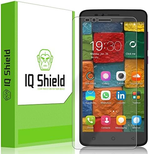 Protetor de tela de Shield IQ Compatível com T-Mobile Revvl Plus Liquidskin Anti-Bubble Clear Film