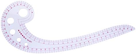 CHBC 7PCS/Set Desenho de alfaiate linha de vírgula cortação direta Corte a régua francesa Réguas de costura Réguas de roupas