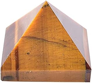 Seewoode ag216 1pc tigres natural pirâmide de pirâmide cura reiki obelisco de cristal ponto de cristal