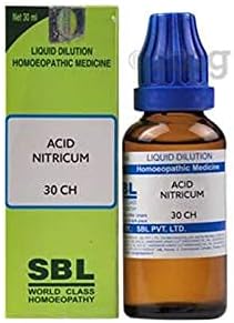 Diluição de Nitricum de ácido sbl 30 CH