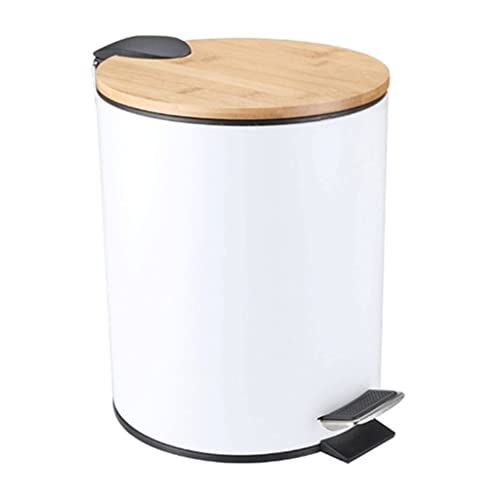 Zhaolei 3/5L de madeira lixo de lixo de madeira Organizador de banheiro da cozinha da cozinha sala de estar escritório