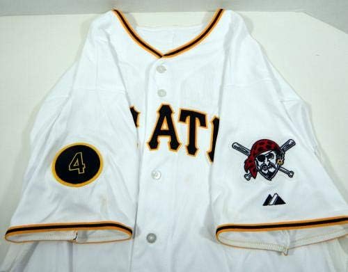 2014 Pittsburgh Pirates Jay Jackson Jogo emitiu White Jersey Ralph Kiner P 892 - Jogo usou camisas MLB