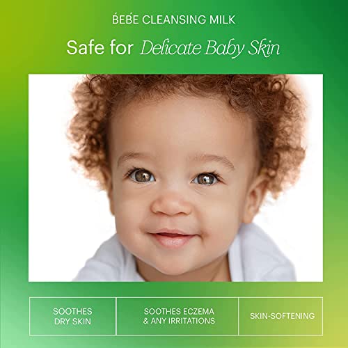 Makari Bebe limpando leite | Lavagem do corpo do bebê e solução de amolecimento da pele seca | Ajuda a acalmar