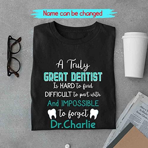 Camiseta de algodão do Dentista Ortodontista do Ciciron Ortodontista, camiseta de manga curta personalizada do