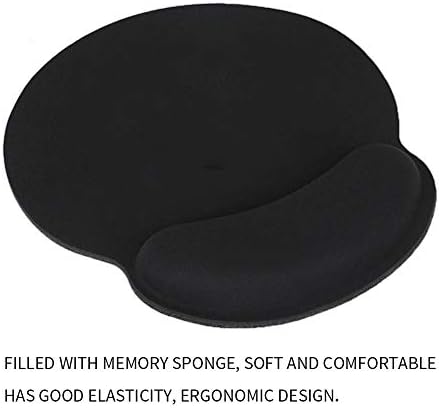 Honestidade Memória suave de microfibra Memória de espuma Mouse Pad, suporte ergonômico de mouse e suporte