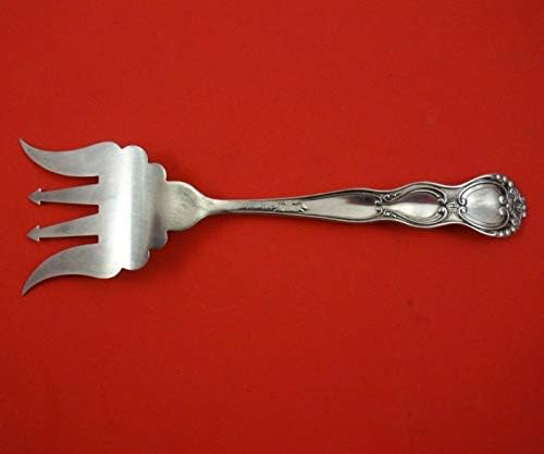 Manchester Sterling Silver Sardine Fork com design de corte brilhante perto de dentes 5 1/4