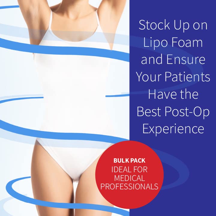Novo Millennium 5 Pack Premium Lipo Fomets para pós -cirurgia Lipo, abdominoplastia, roupas