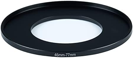 Adaptador de filtro de anel de anel de mangueira de 46 mm a 77 mm para todas as marcas UV nd Cpl Ring-up Ring-up Rings Filtro de adaptador