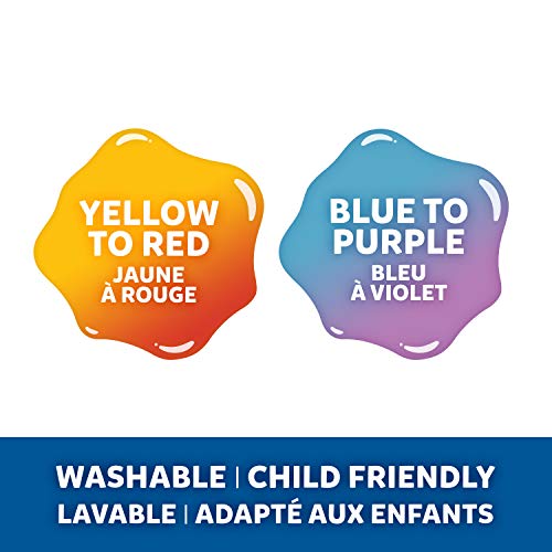 CLUE DE GLITTER PVA DE ELMER | Azul | 177 ml | Lavável e amigável para crianças | Ótimo para fazer lodo e criação