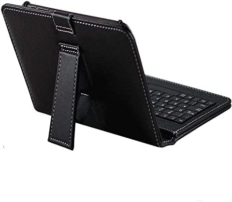 Caixa de teclado preto da Navitech compatível com alcatel 1t10 10 comprimido