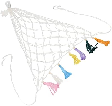 Cabilock 1pc algodão de algodão de bolso de bolso de rede cabide infantil para roupas decoração decoração