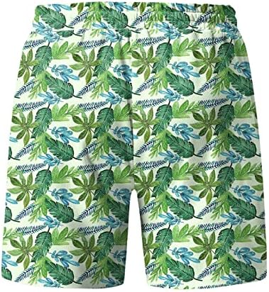 Shorts para homens shorts soltos encaixes tropicais estampas tropicais banheira de traje de banho