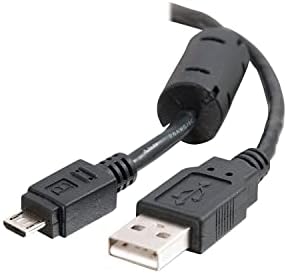 C2G 6.6 'tipo A USB/tipo B micro USB Cabo de transferência de dados masculino/masculino, preto